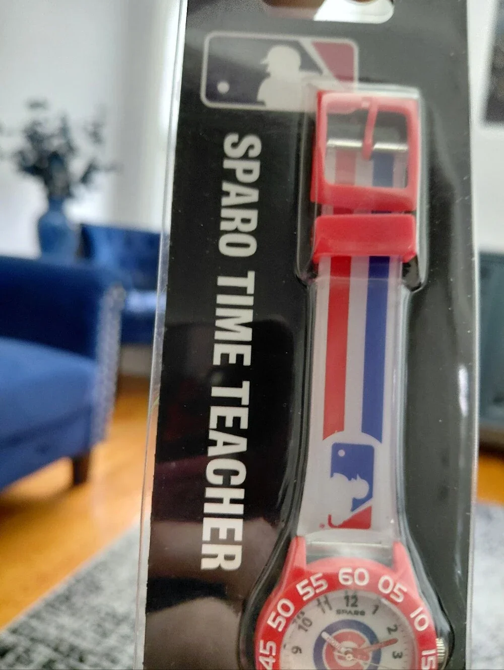Sparo Chicago Cubs MLB Time Teacher Kids Watch Red White Blue BNIP CC